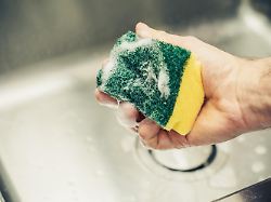 Mikroplastik aus Spülschwämmen: Abwasch per Hand verseucht Gewässer und Böden