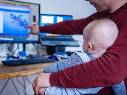 Studie untersucht 38 Länder: Regelmäßiges Homeoffice könnte Geburtenrate steigern