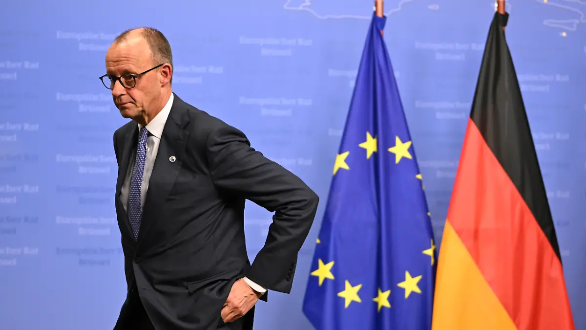 Bundeskanzler Friedrich Merz auf dem EU-Gipfel