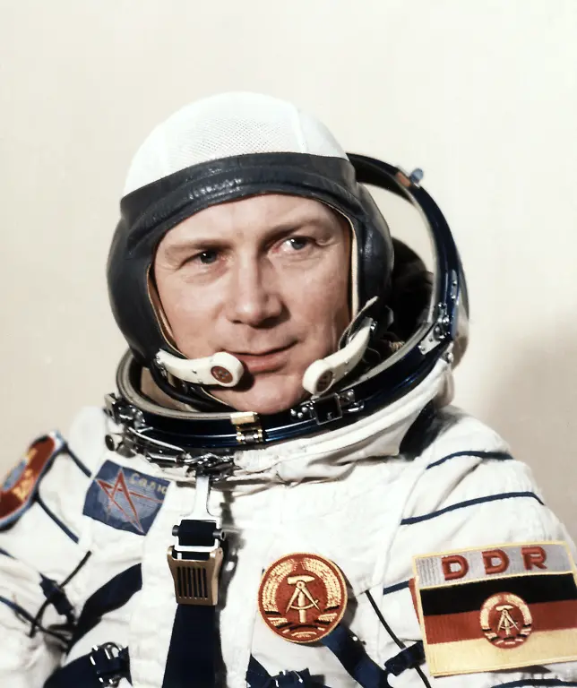 Portrait-of-East-German-cosmonaut-Sigmund-Jaehn-first-German-astronaut-taken-on-August-26-1978-at-the-Cosmodrome-in-Baikonur-Russia-prior-to-his-space-trip-aboard-Soviet-rocket-Soyuz-31