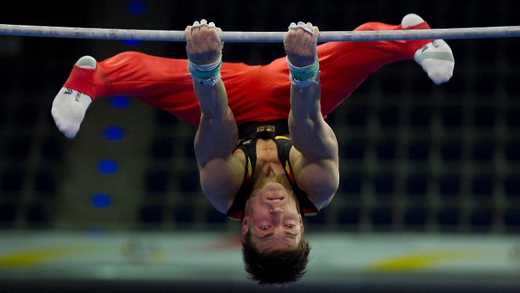 Am Paradegerät Reck zeigte Philipp Boy in der Qualifikation eine Gala-Vorstellung.