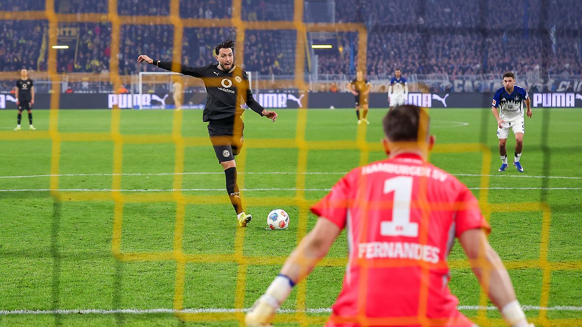 HSV geht in Dortmunds Rekord-Elfmeter-Flut noch unter