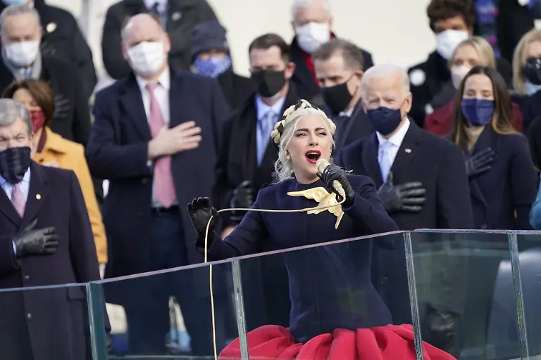 January-20-2021-Washington-DC-United-States-Lady-Gaga-sings-the-National-Anthem-prior-to-United-States-President-Joe-Biden-taking-the-Oath-of-Office-as-the-46th-President-of-the-US-at-the-US-Capitol-in-Washington-DC-on-Wednesday-January-20-2021
