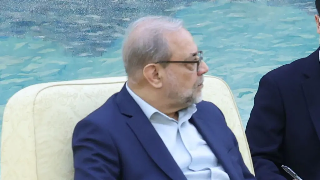 230510-BEIJING-May-10-2023-Xinhua-Wang-Yi-a-member-of-the-Political-Bureau-of-the-Communist-Party-of-China-CPC-Central-Committee-and-director-of-the-Office-of-the-Foreign-Affairs-Commission-of-the-CPC-Central-Committee-meets-with-a-delegation-led-by-Mohammad-Bagher-Zolghadr-secretary-of-the-Expediency-Discernment-Council-of-Iran-in-Beijing-capital-of-China-on-May-9-2023