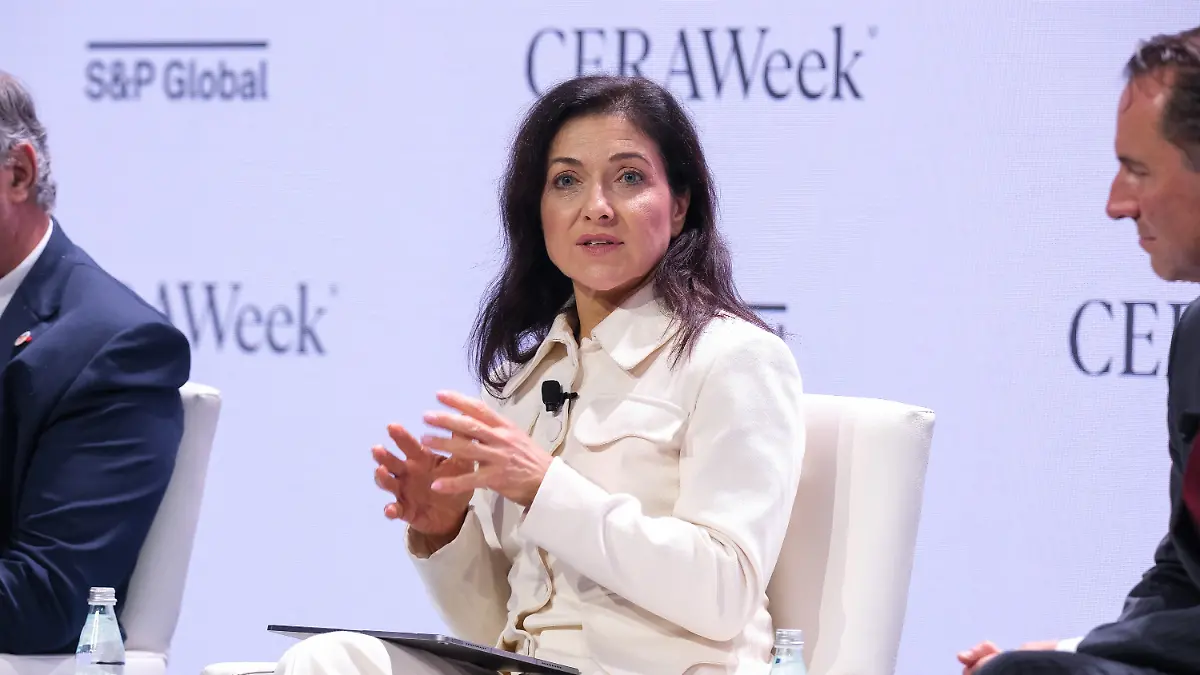 Bundeswirtschaftsministerin Katherina Reiche bei der CERAWeek Konferenz in Houston