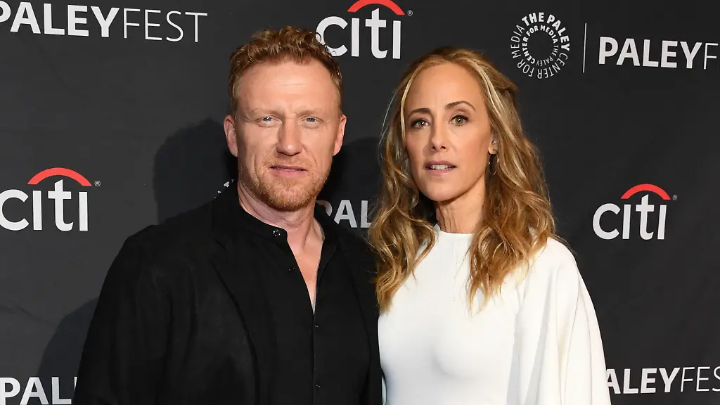 HOLLYWOOD-CALIFORNIA-APRIL-02-Kevin-McKidd-and-Kim-Raver-attend-PaleyFest-LA-2023-Grey-s-Anatomy-at-Dolby-Theatre-on-April-02-2023-in-Hollywood-California
