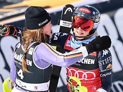 Nach dramatischem Ski-Finale: Mikaela Shiffrin richtet emotionale Worte an Emma Aicher