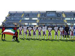 Friendly Soccer Match Iran Vs Nigeria Iran Players Pose With Kid S Backpacks As They Listen The National Anthem Before The Iran Vs Nigeria Friendly Soccer Match In Antalya Turkey 27 March 2026