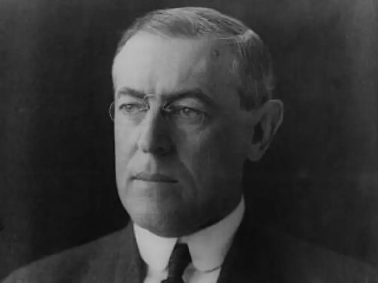 Zudem-sind-am-6-April-1917-die-USA-an-der-Seite-der-Entente-in-den-Krieg-eingetreten-Praesident-Woodrow-Wilson-Die-Welt-muss-sicher-gemacht-werden-fuer-die-Demokratie