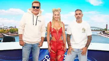 DSDS-Legende Dieter Bohlen und seine beiden neuen Jury-Mitglieder Isi Glück und Bushido können den Start der neuen Staffel kaum erwarten - Quelle RTL Stefan Gregorowius