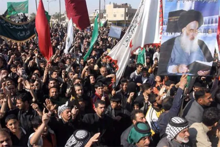 Das-geistliche-Oberhaupt-der-Gemeinschaft-im-Irak-Gross-Ajatollah-Ali-al-Sistani-ruft-zu-Demonstrationen-auf