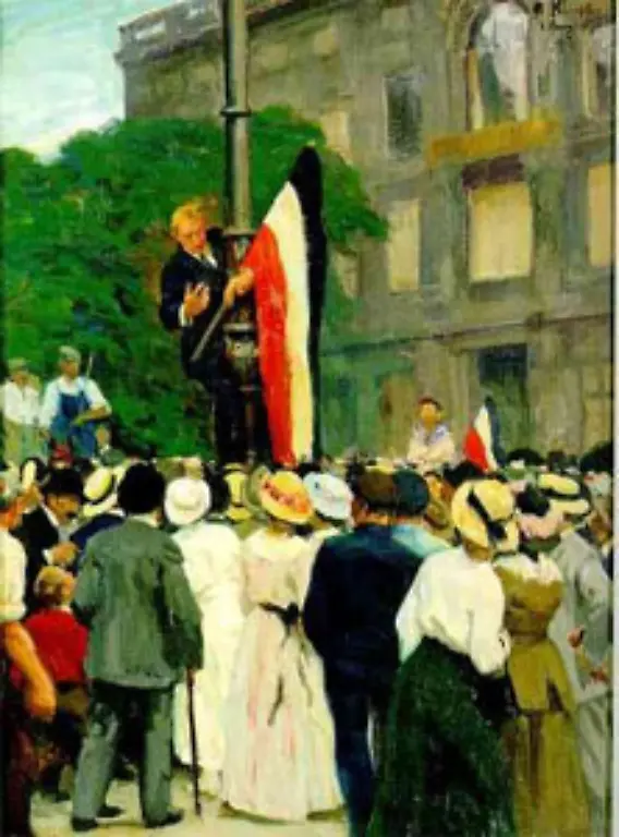 Als-jedoch-1914-der-Erste-Weltkrieg-ausbricht-werden-auch-Sozialdemokraten-und-Liberale-vom-Augusterlebnis-mitgerissen-Auch-sie-versammeln-sich-unter-der-schwarz-weiss-roten-Fahne