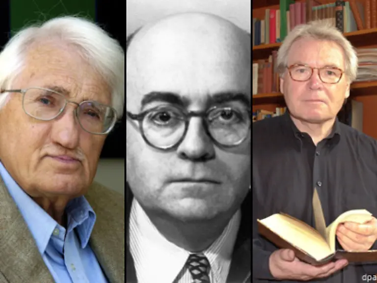 Ohne-jemals-eingeschrieben-zu-sein-hoert-er-in-Frankfurt-Vorlesungen-unter-anderem-von-Habermas-Adorno-und-Negt-v-l-n-r