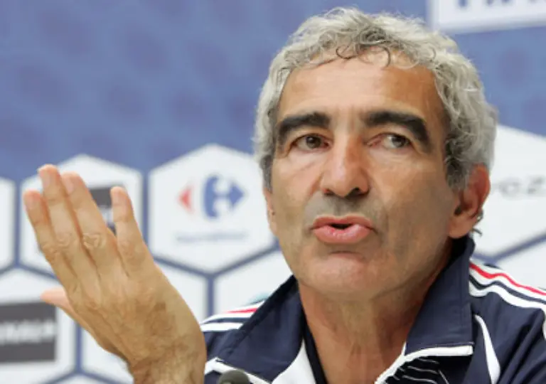 Frankreichs-Fussball-Nationaltrainer-Raymond-Domenech-angesprochen-auf-die-Umfrage-einer-Sonntagszeitung-derzufolge-69-Prozent-der-Befragten-Weltstar-Zinedine-Zidane-im-Nationalteam-durch-Franck-Ribery-ersetzt-sehen-wollen-Was-soll-ich-sagen-ich-mag-diese-Zahl