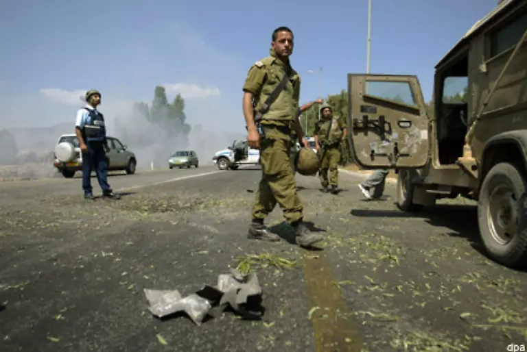 Reste-einer-Katjuscha-Rakete-in-Nordisrael