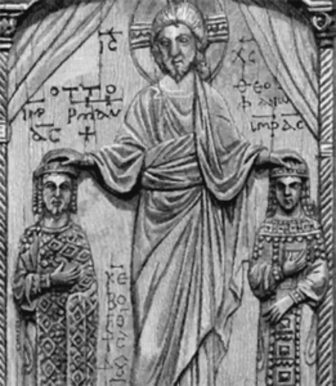 Durch-Heirat-mit-Theophanu-einer-Nichte-des-byzantinischen-Kaisers-sicherte-Otto-II-955-983-die-Beziehungen-des-Reiches-mit-Byzanz