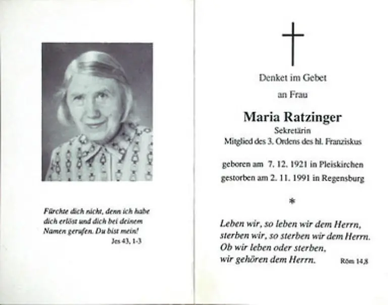 Foto-von-Ratzingers-aelterer-Schwester-aus-einer-Todesanzeige