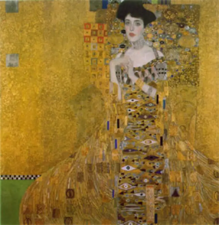Auf-Platz-zwei-rutschte-Adele-Bloch-Bauer-I-von-Gustav-Klimt-Am-19-Juni-2006-erzielte-es-bei-einer-Auktion-in-New-York-135-Millionen-Dollar-Der-Kaeufer-Ronald-Lauder-will-es-der-Neuen-Galerie-in-Manhattan-zur-Verfuegung-stellen