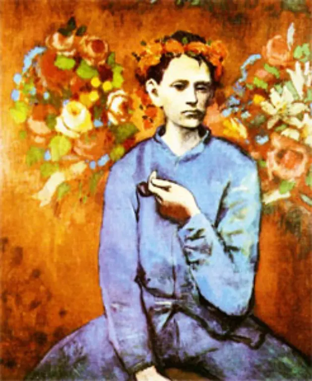 Der-Garon-la-pipe-von-Pablo-Picasso-wurde-am-5-April-2004-fuer-104-1-Millionen-Dollar-versteigert-Dieses-Bild-ist-damit-nun-das-drittteuerste-Gemaelde-der-Welt