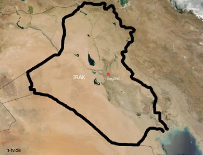 Der-Irak-Ursprung-der-fruehen-Hochkulturen-Vorderasiens-Er-grenzt-an-Kuwait-Saudi-Arabien-Jordanien-Syrien-die-Tuerkei-und-den-Iran