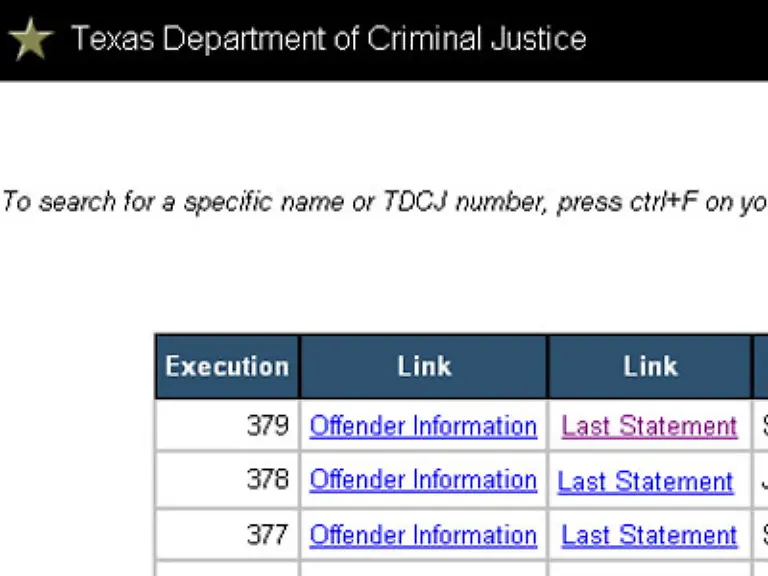 Seit-2001-werden-die-letzten-Worte-der-im-texanischen-Huntsville-Hingerichteten-auf-einer-Website-veroeffentlicht-Viele-bitten-um-Verzeihung-wenden-sich-an-Gott