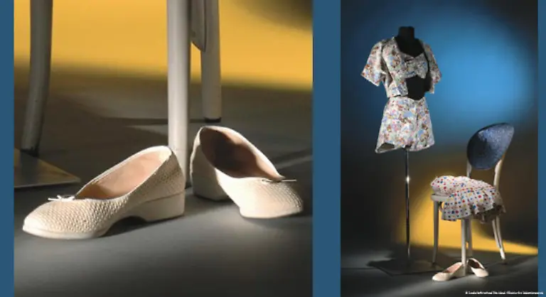 Etwas-verspielter-Badeoutift-der-60er-Jahre-Doch-ob-Beine-Busen-Po-oder-Taille-Ihre-Verhuellung-oder-Enthuellung-in-Kleidung-und-Accessoires-offenbart-die-Relativitaet-der-jeweiligen-Grenzen-von-Scham-und-Reiz-sagen-die-Ausstellungsmacher