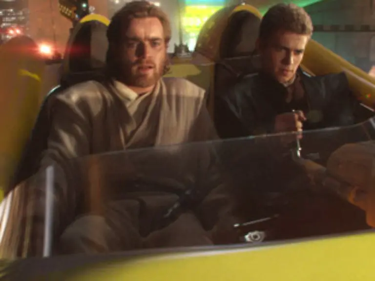 Drei-Jahre-spaeter-Das-Verhaeltnis-zwischen-Kenobi-und-Anakin-ist-getruebt-Anakin-ist-mittlerweile-ein-ausgebildeter-Jedi-Ritter-Ihn-plagt-die-Angst-er-koenne-Padm-verlieren-und-staendig-fuehlt-er-sich-von-Obi-Wan-gegaengelt-Als-der-Kanzler-entfuehrt-wird-arbeiten-die-beiden-Jedis-jedoch-Hand-in-Hand