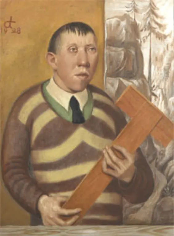 Otto-Dix-Bildnis-des-Malers-Franz-Radziwill-1928