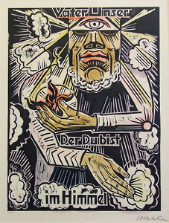 Max-Pechstein-Vater-unser-der-du-bist-im-Himmel-1921