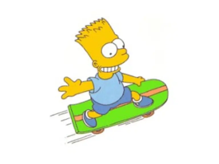 Bart-Simpson-Die-Comicfigur-aus-Springfield-ist-Linkshaender-denn-sein-Zeichner-Matt-Groening-zeichnet-mit-links