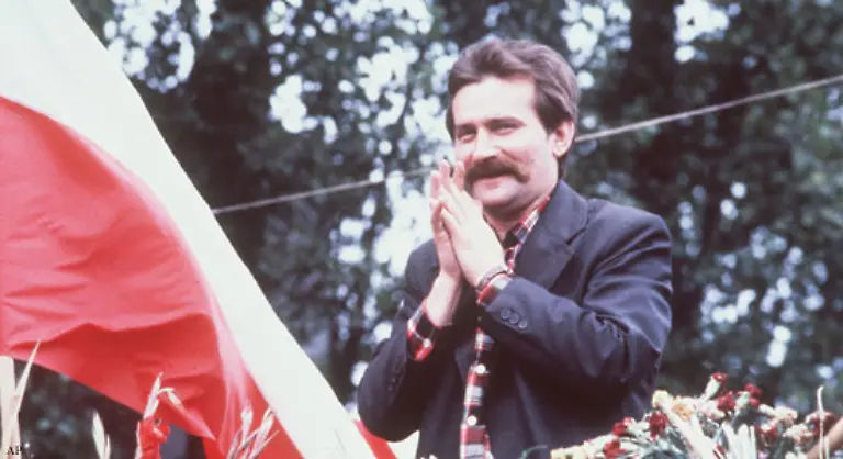 1983-Lech-Walesa-damaliger-Fuehrer-der-polnischen-Gewerkschaft-Solidaritaet