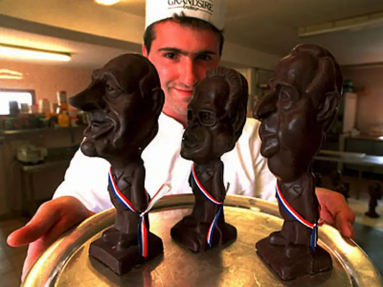 Jacques-Chirac-Lionel-Jospin-and-Edouard-Balladur-aus-dunkler-Schokolade