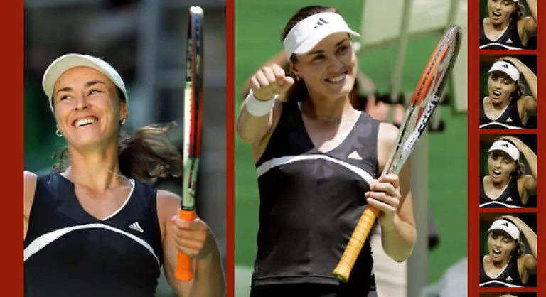 Bei-den-Australian-Open-erreichte-Hingis-2006-im-Einzel-das-Viertelfinale-wo-sie-der-ehemaligen-belgischen-Weltranglisten-Ersten-Kim-Clijsters-unterlag-Es-war-ihr-erster-Grand-Slam-Auftritt-seit-mehr-als-zwei-Jahren