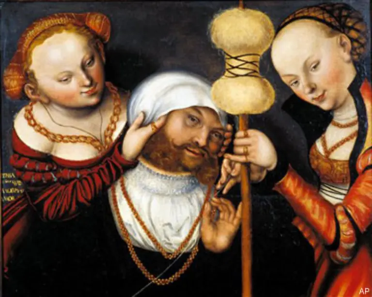 Doch-der-Unternehmer-Cranach-ist-nicht-nur-Kuenstler-und-Hofmaler-Herkules-und-Omphale-1545