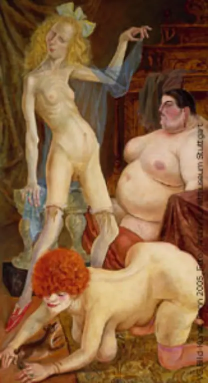 Nach-dem-Zweiten-Weltkrieg-schloss-sich-Dix-weder-dem-kuenstlerischen-Mainstream-in-der-DDR-noch-dem-in-der-Bundesrepublik-Deutschland-an-Drei-Weiber-1926