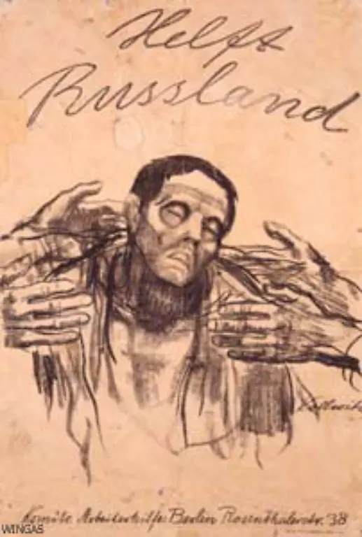 Zeichnung-von-Kaethe-Kollwitz-Deutschland-1921