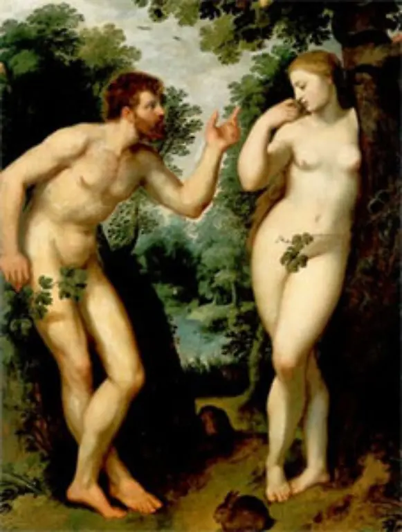 Beginnen-wir-also-am-Anfang-bei-Adam-und-Eva-Die-Tora-in-der-christlichen-Bibel-die-fuenf-Buecher-Mose-erzaehlt-die-Geschichte-der-Welt-bis-zur-Ansiedlung-des-Volkes-Israel-in-Kanaan-dem-gelobten-Land