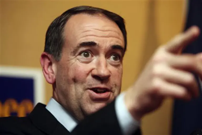 Bei-den-Republikanern-gibt-es-vier-Kandidaten-die-Chancen-haben-Mike-Huckabee-frueherer-Gouverneur-von-Arkansas-und-einst-ein-baptistischer-Prediger
