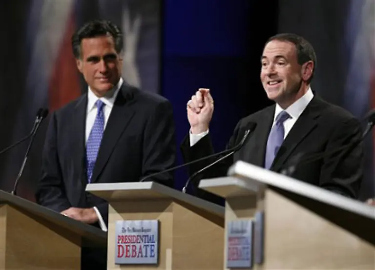 Mike-Huckabee-dagegen-hatte-in-besagter-TV-Debatte-die-meisten-Lacherfolge-Auf-die-Frage-was-Jesus-taete-wenn-er-ueber-die-Verhaengung-der-Todesstrafe-entscheiden-muesste-sagte-er-Jesus-war-zu-klug-um-sich-fuer-ein-oeffentliches-Amt-zu-bewerben