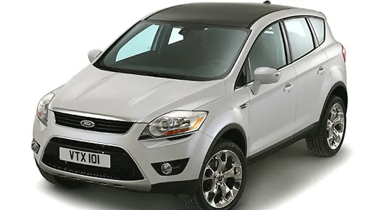 Mit-dem-Kuga-startet-Ford-einen-Frontalangriff-auf-den-Markt-der-kleinen-SUVs-und-dem-VW-Tiguan-Konkurrenz-machen-Zunaechst-gibt-es-nur-eine-136-PS-Diesel-Version-Allrad-ist-optional-gegen-Aufpreis-erhaeltlich