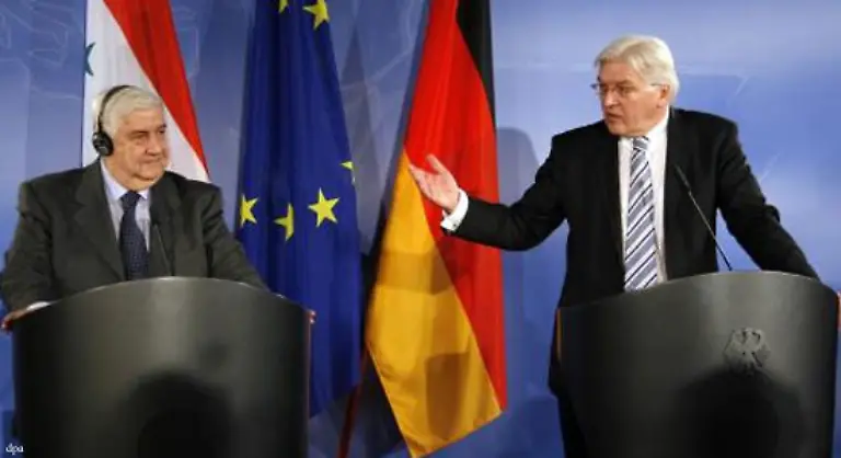 Das-Treffen-war-hoechst-umstritten-Als-Aussenminister-Frank-Walter-Steinmeier-den-syrischen-Aussenminister-Walid-al-Muallim-empfing-fuehrte-dies-prompt-zu-Kritik-aus-den-USA-und-dem-Libanon