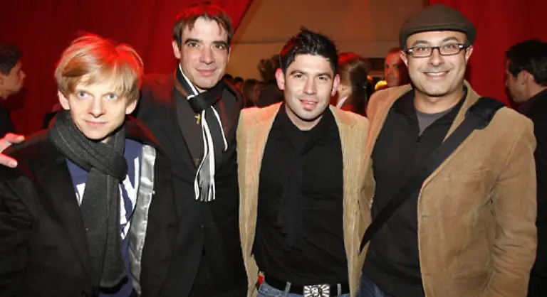 Die-Latino-Pop-Band-Marquess-aus-Hannover-sorgt-dafuer-dass-beim-Vorentscheid-auch-spanisch-La-Histeria-gesungen-wird-Marquess-sind-Sascha-Pierro-Marco-Heggen-Christian-Fleps-und-Dominik-Decker