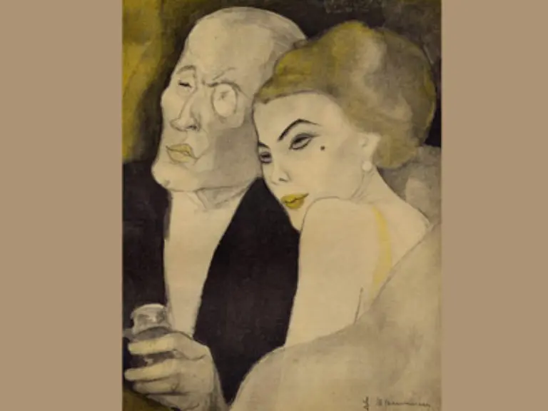 Nochmal-zurueck-ins-Kolbe-Museum-in-Berlin-Hier-gibt-es-nun-nicht-nur-Fotos-der-Diven-sondern-auch-Modezeichnungen-Jeanne-Mammen-Im-Theater-Titelblatt-Ulk-Nr-16-58-Jg-19-April-1929-Foerderverein-Jeanne-Mammen-Stiftung-e-V