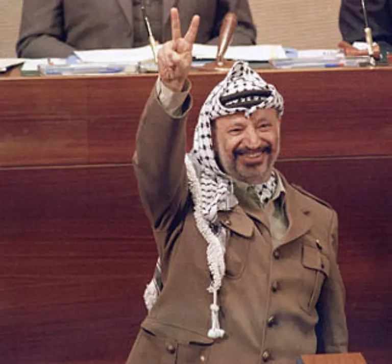 Jassir-Arafat-ruft-am-14-November-1988-in-Algier-den-Staat-Palaestina-aus-Koenig-Hussein-verzichtet-auf-jordanische-Ansprueche-im-Westjordanland