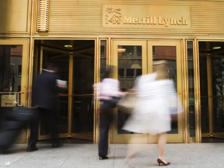 Die-US-Investmentbank-Merrill-Lynch-verbucht-einen-Verlust-von-2-2-Mrd-US-Dollar-der-Konzern-muss-acht-Mrd-US-Dollar-abschreiben