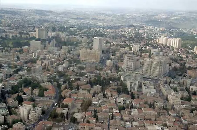 Das-moderne-Stadtzentrum-von-Westjerusalem