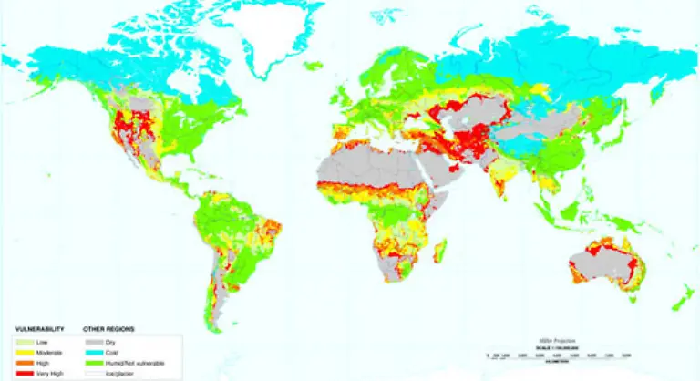 Betroffen-sind-vor-allem-Afrika-Asien-und-Suedamerika-Die-roetlichen-Regionen-auf-dieser-Karte-sind-bedroht-die-grauen-sind-ausgetrocknet