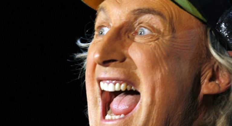 ... alle wünschen ihm und uns noch viel zu lachen! (Fotos: dpa / AP / rts)