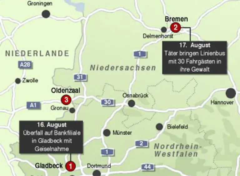 Der-Bus-faehrt-Richtung-Holland-Bei-der-Verfolgung-verunglueckt-ein-Polizeiwagen-Ein-Beamter-wird-getoetet-ein-weiterer-schwer-verletzt-Am-Donnerstag-um-2-28-Uhr-morgens-ueberquert-der-Bus-die-Grenze-Wieder-fallen-Schuesse-der-Busfahrer-und-Loeblich-werden-verletzt