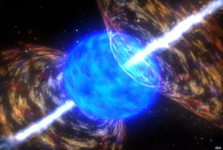Denn-bei-der-Geburt-des-Kosmos-vor-knapp-15-Milliarden-Jahren-muessten-zunaechst-Materie-und-Antimaterie-zu-gleichen-Teilen-erzeugt-worden-sein-und-haetten-sich-anschliessend-gegenseitig-wieder-komplett-vernichten-sollen